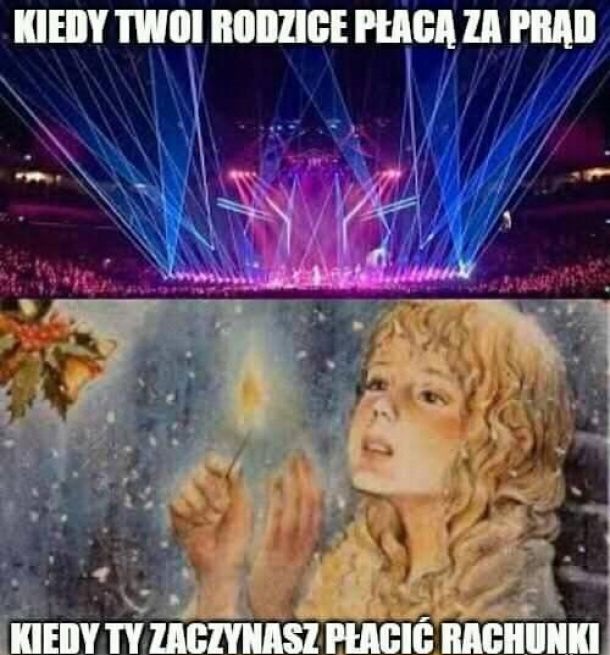 Płacenie rachunków za prąd xD