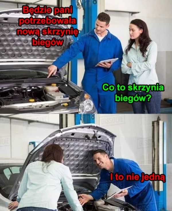 Tak właśnie jest z mechanikami